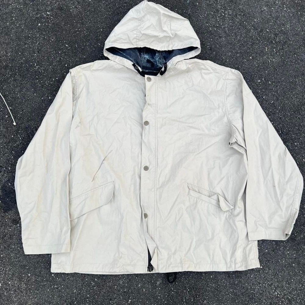 1990s Polo Ralph Lauren Hooded Quilted Zip Up Jacket size 2XL💫
